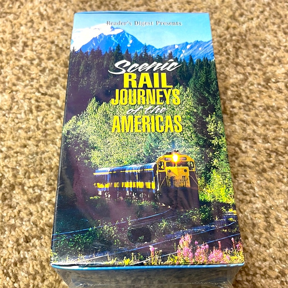 Readers digest presents Scenic rail, journeys of the Americas vhs videotape